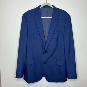 Madison mens modern fit size 44 regular blazer jacket blue business cocktail